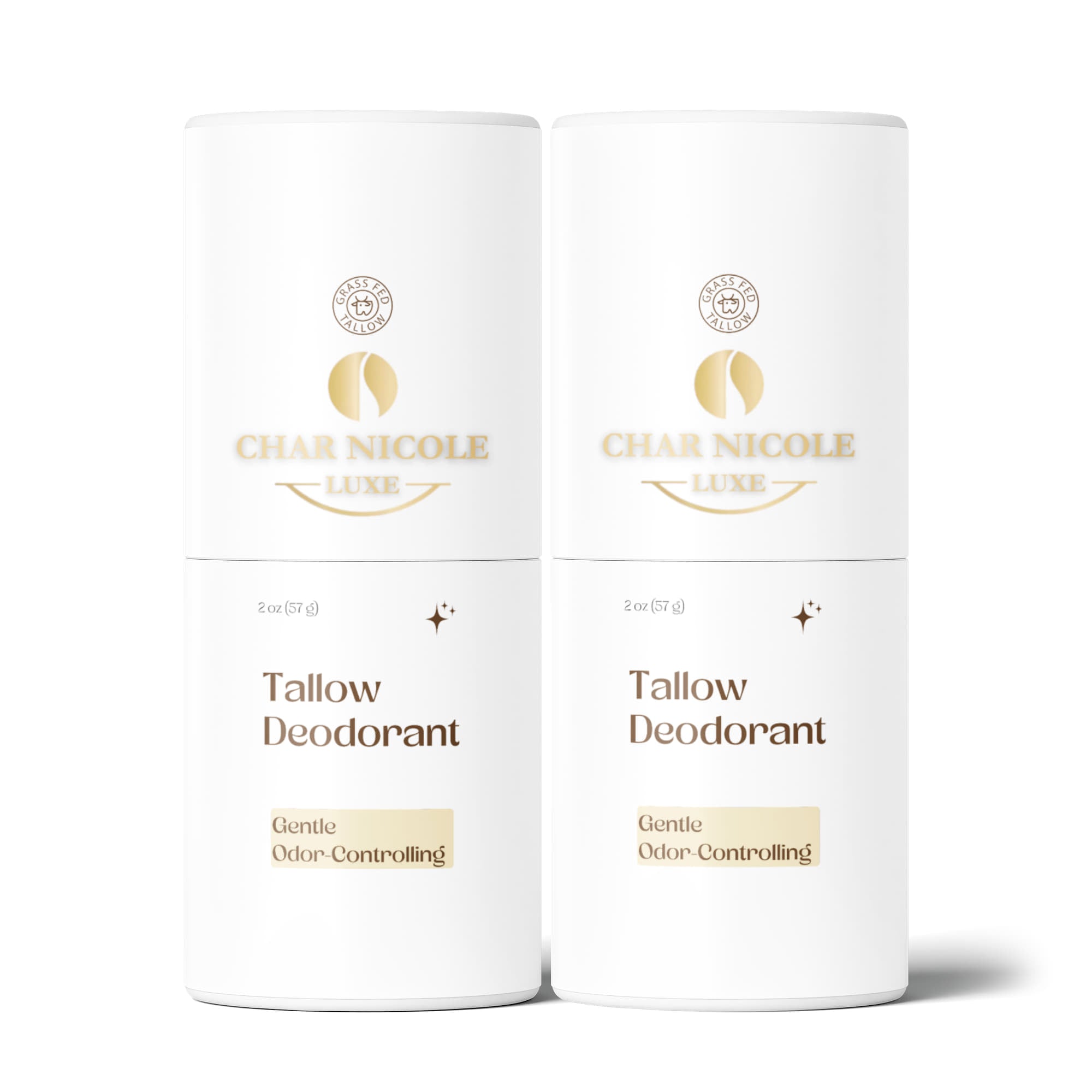 2 Pack Natural Tallow Deodorant Stick