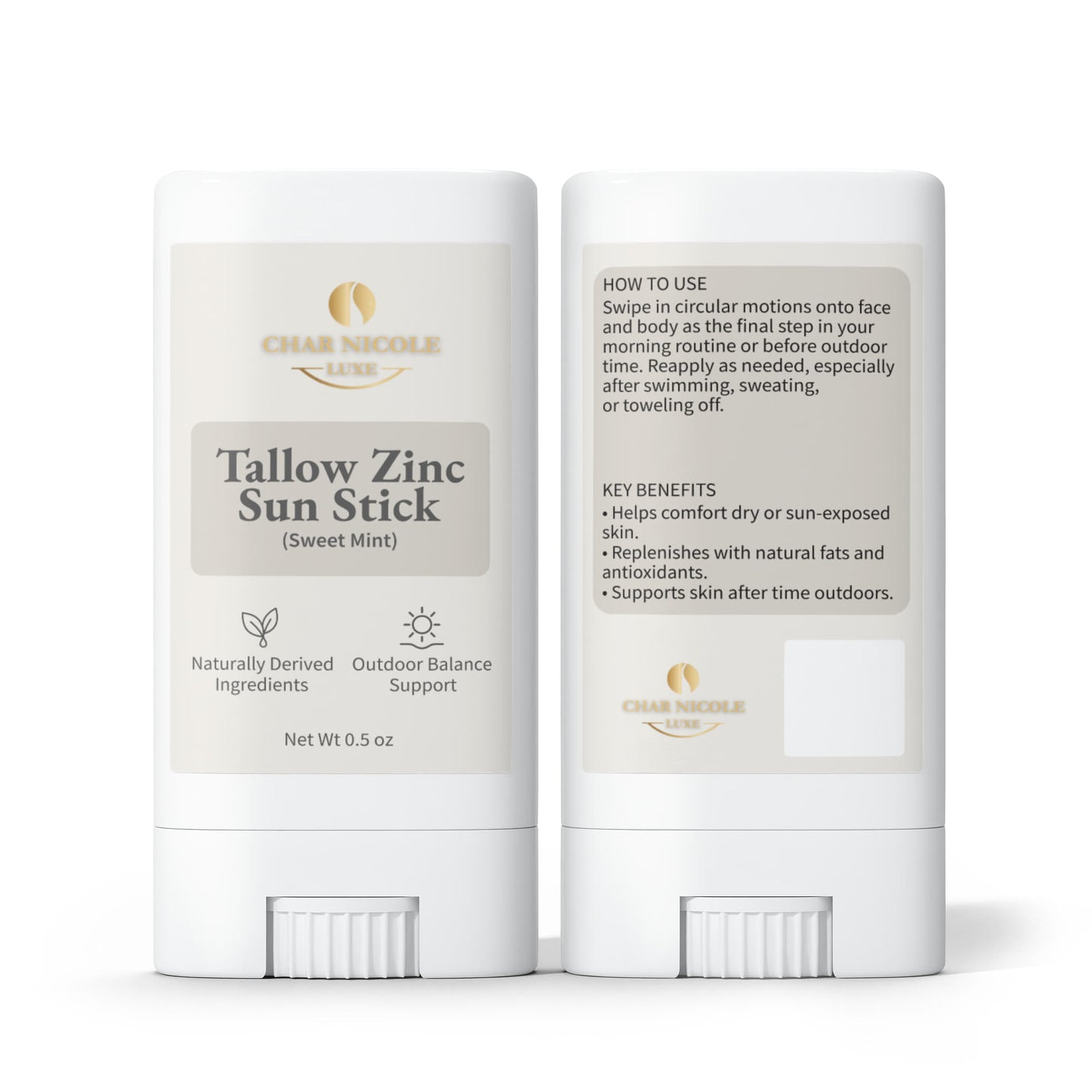 2 Pack Tallow Zinc Sun Stick