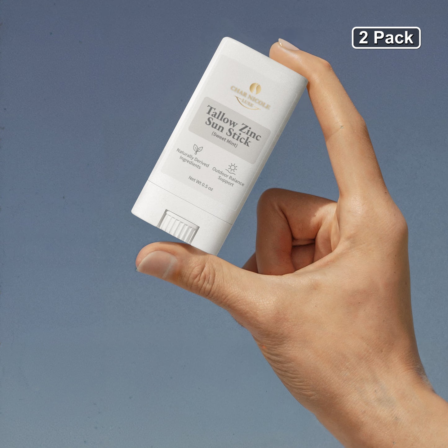 2 Pack Tallow Zinc Sun Stick