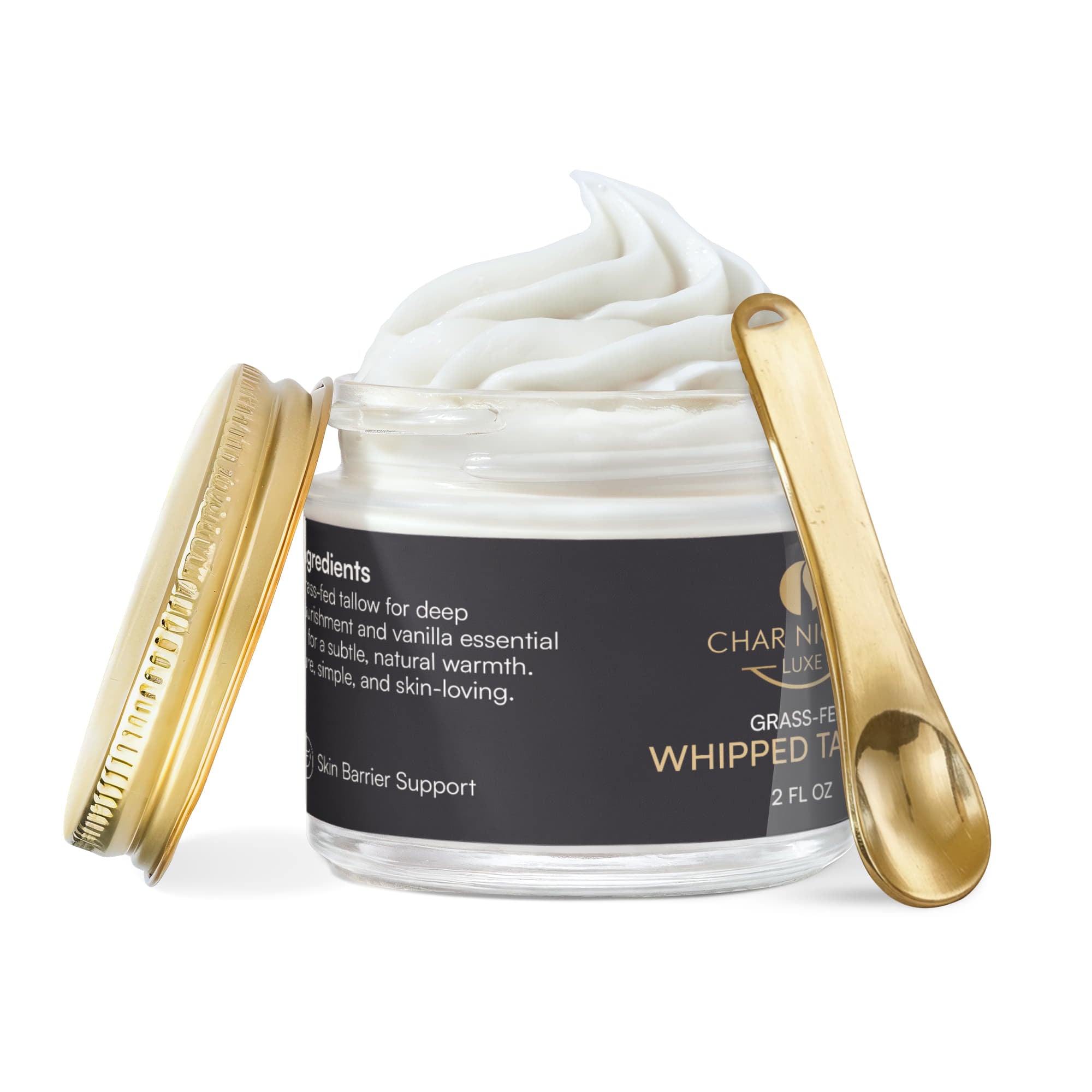 Whipped Grass-Fed Tallow Balm with Vanilla Bean